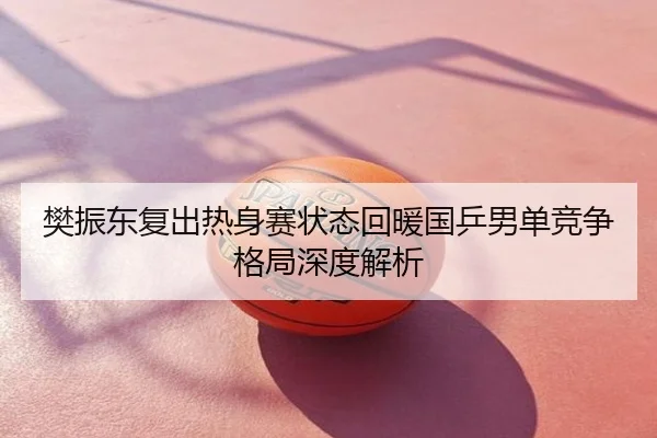 樊振东复出热身赛状态回暖国乒男单竞争格局深度解析